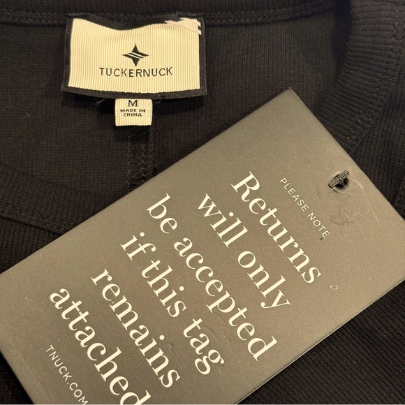 Tuckernuck | NEW Black Foley Rib Crewneck Racerback Tank - Picture 11 of 13